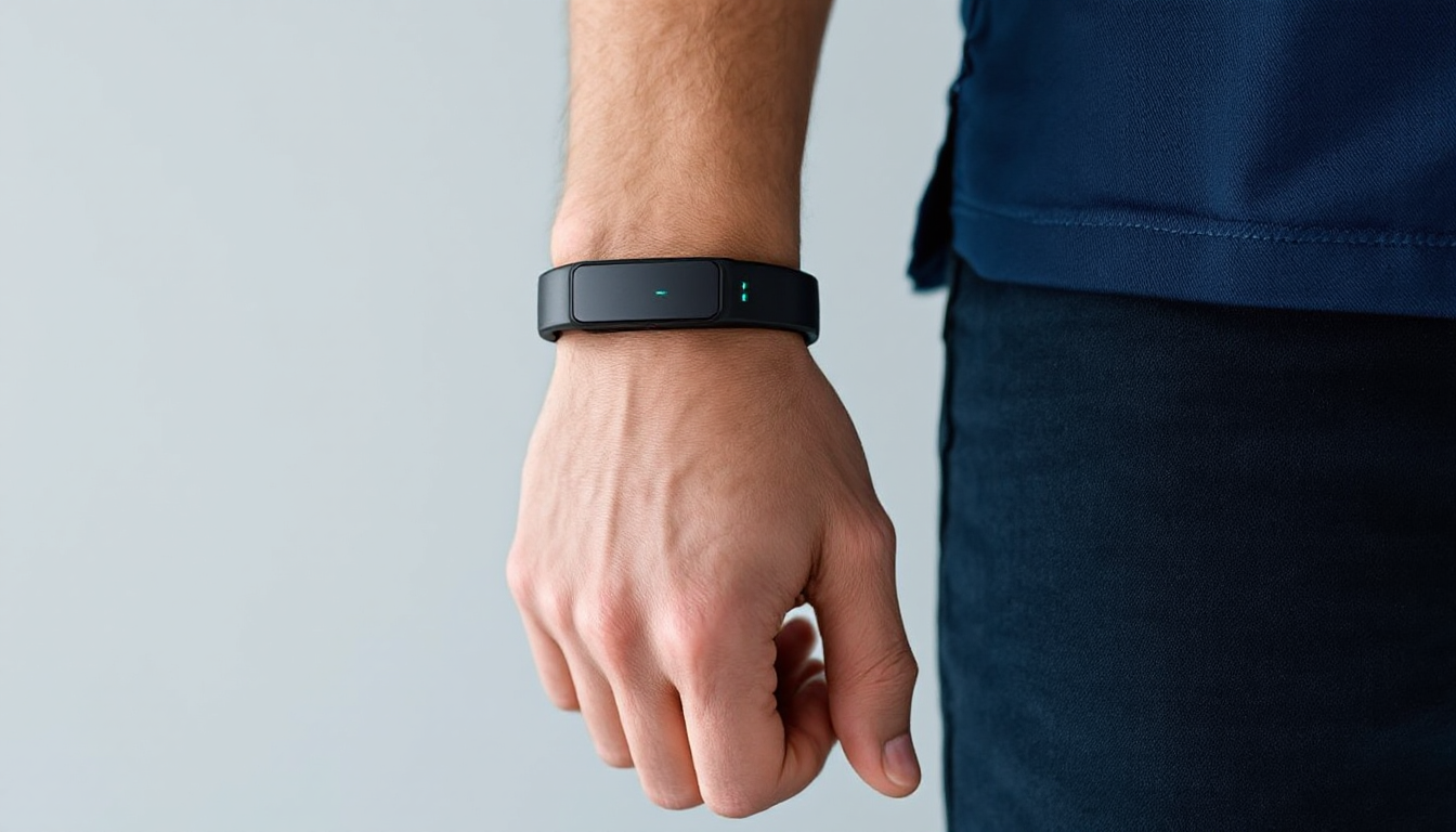 TRACKtether wrist-worn wearable device