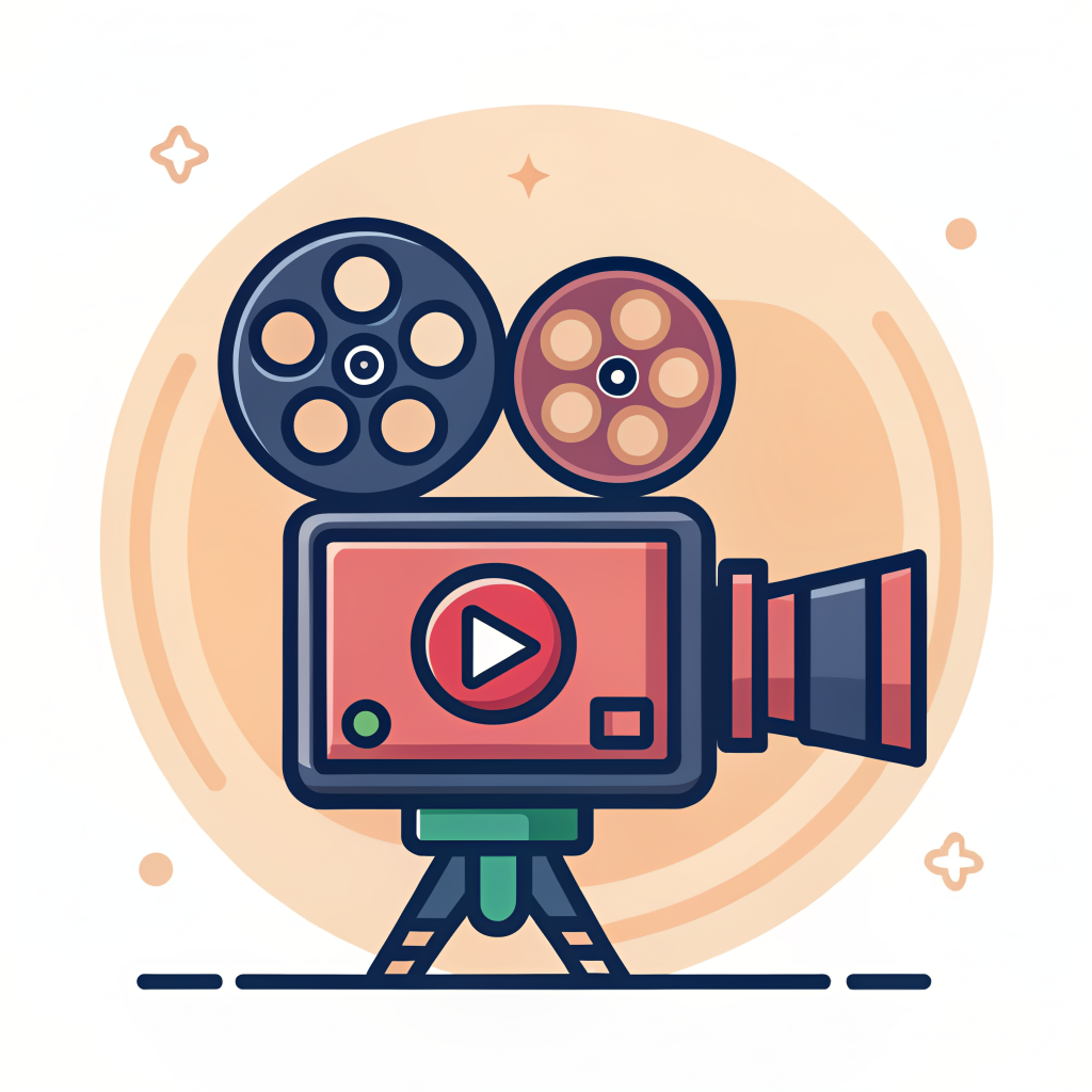 AI video and editing tools icon