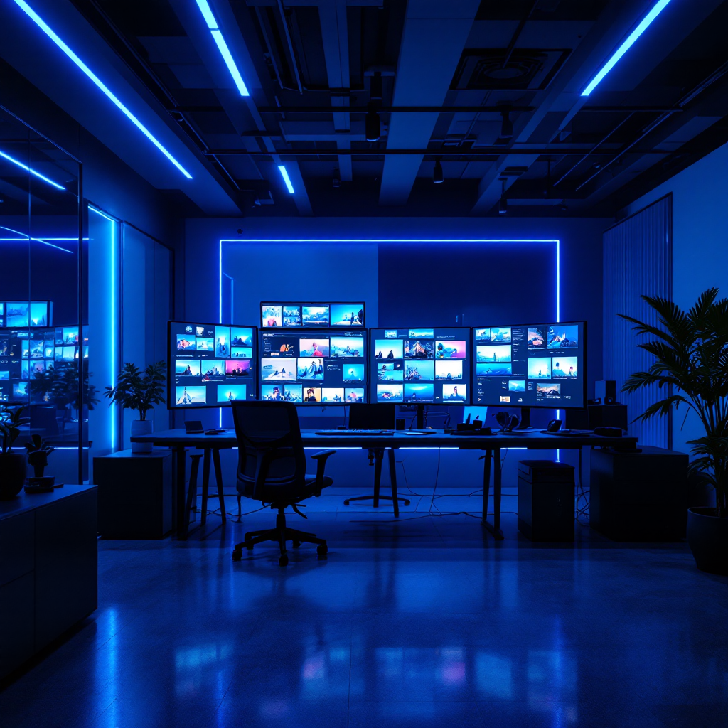Modern content production workspace