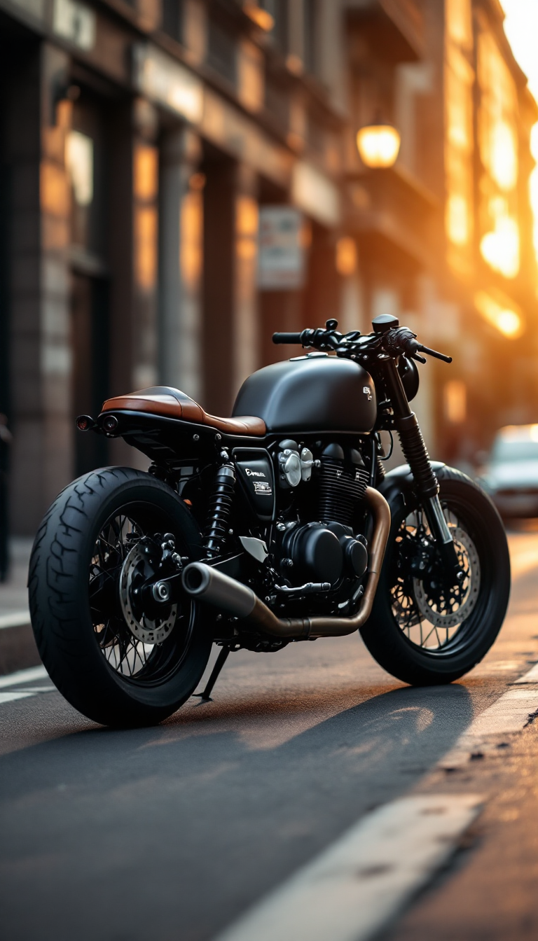 Moto custom urbana