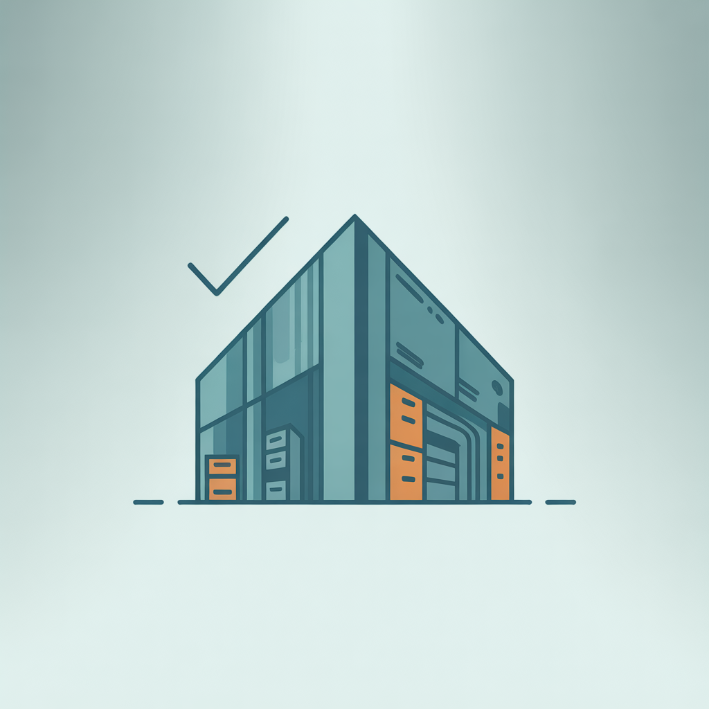 Office relocation icon