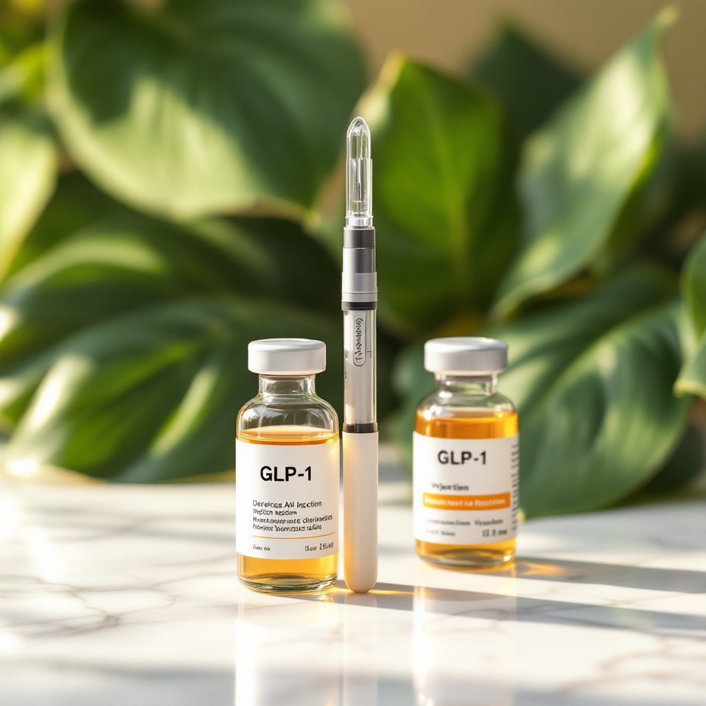 GLP-1 medication vial