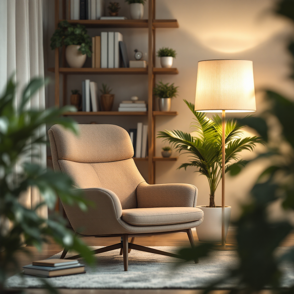 Welcoming therapy office interior