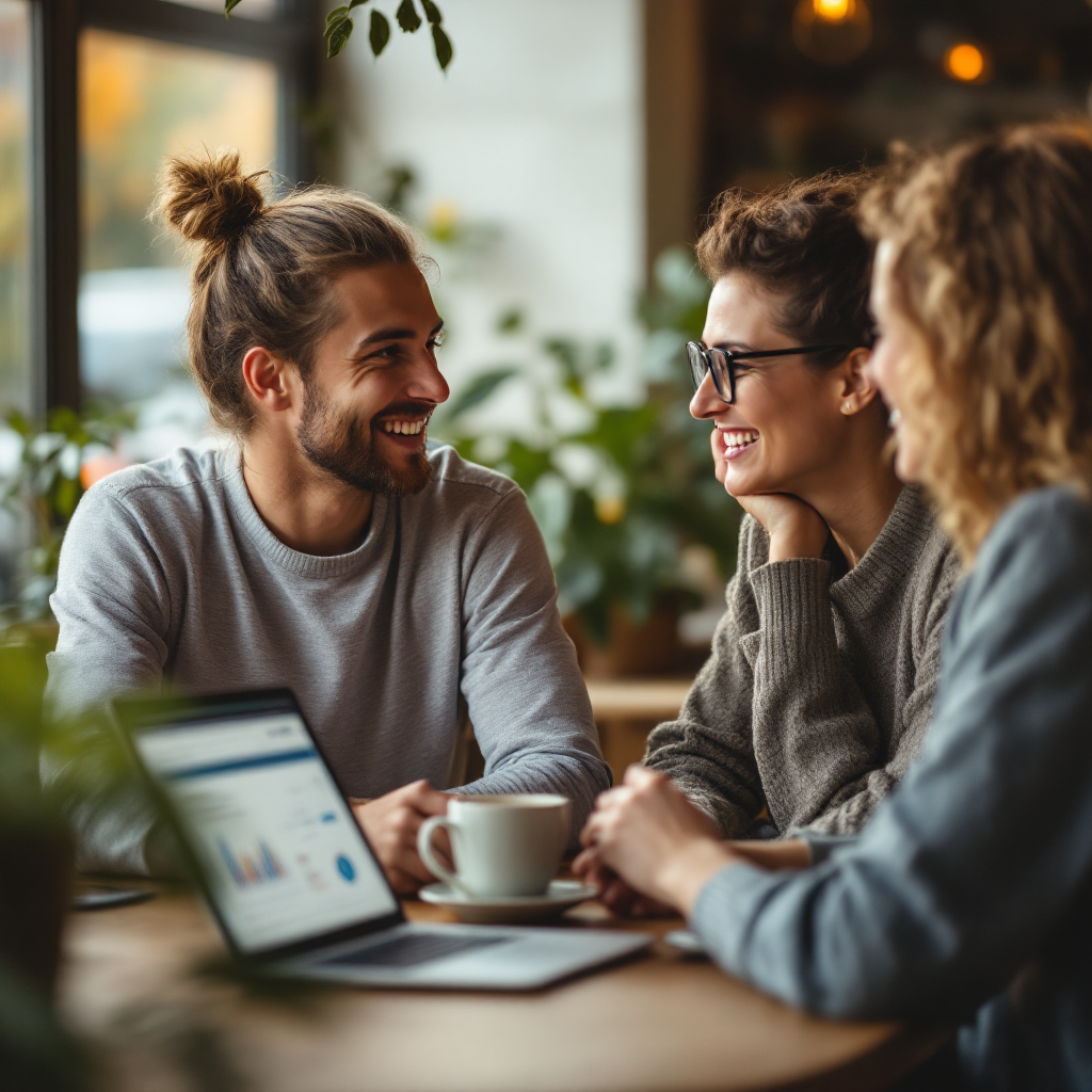 Friendly agency partnership conversation