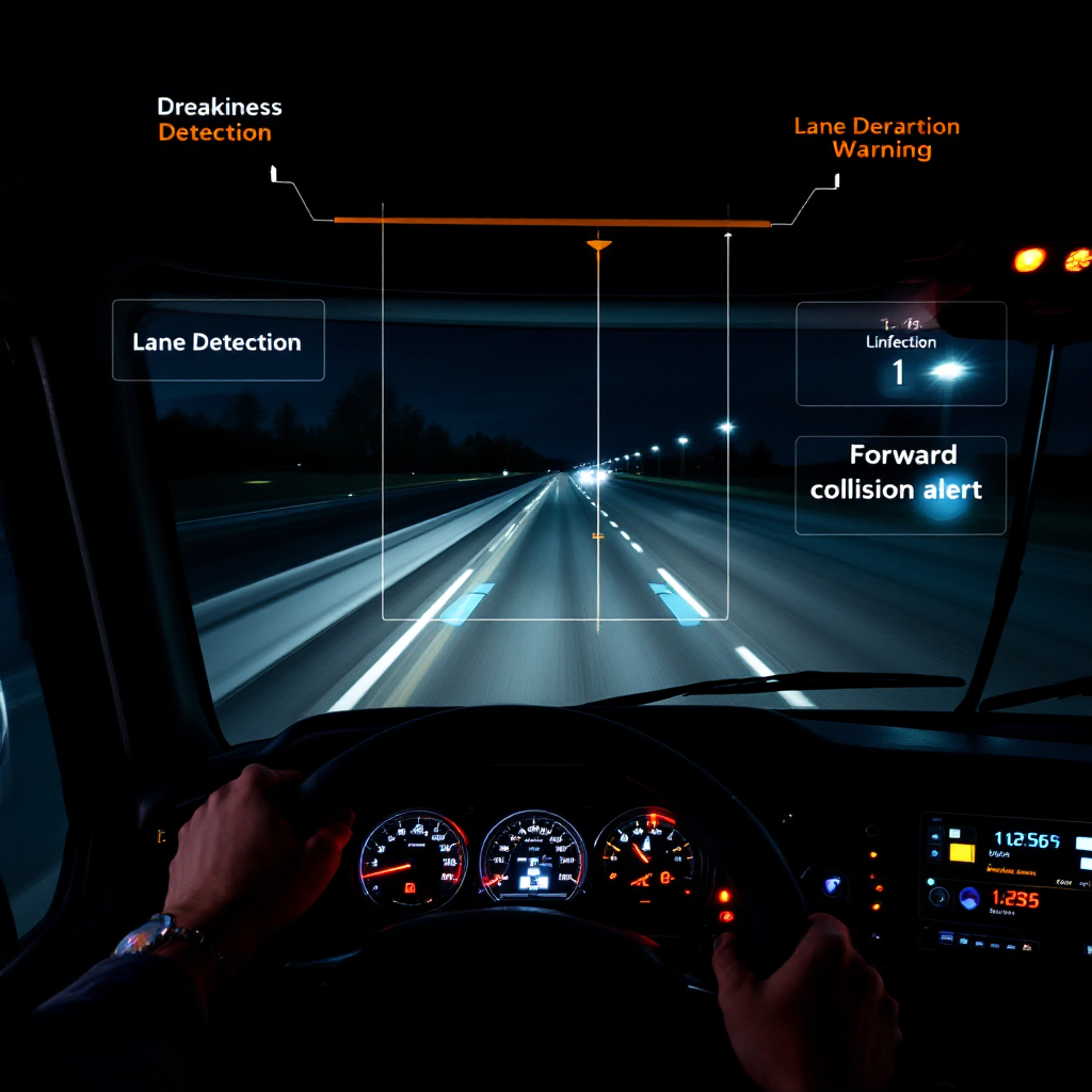 AI camera driver monitoring