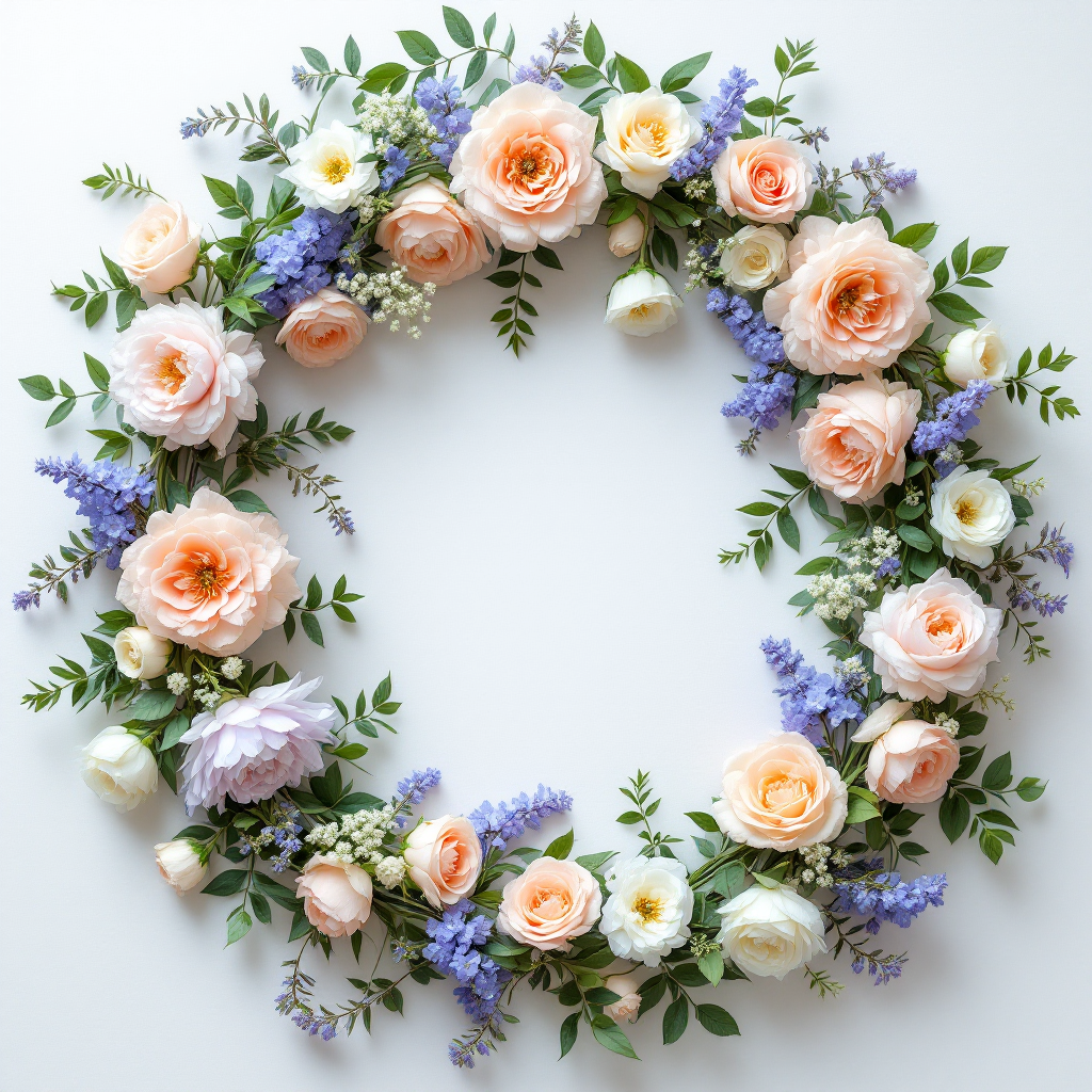 Lavender & Peach Garland