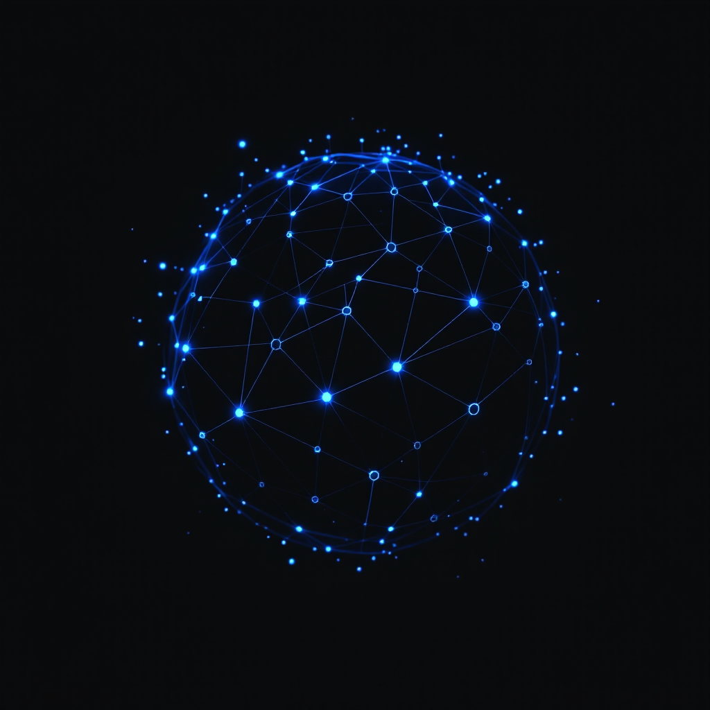 Global creator distribution network visualization