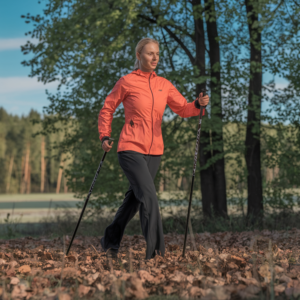 Nordic walking is a full body workout