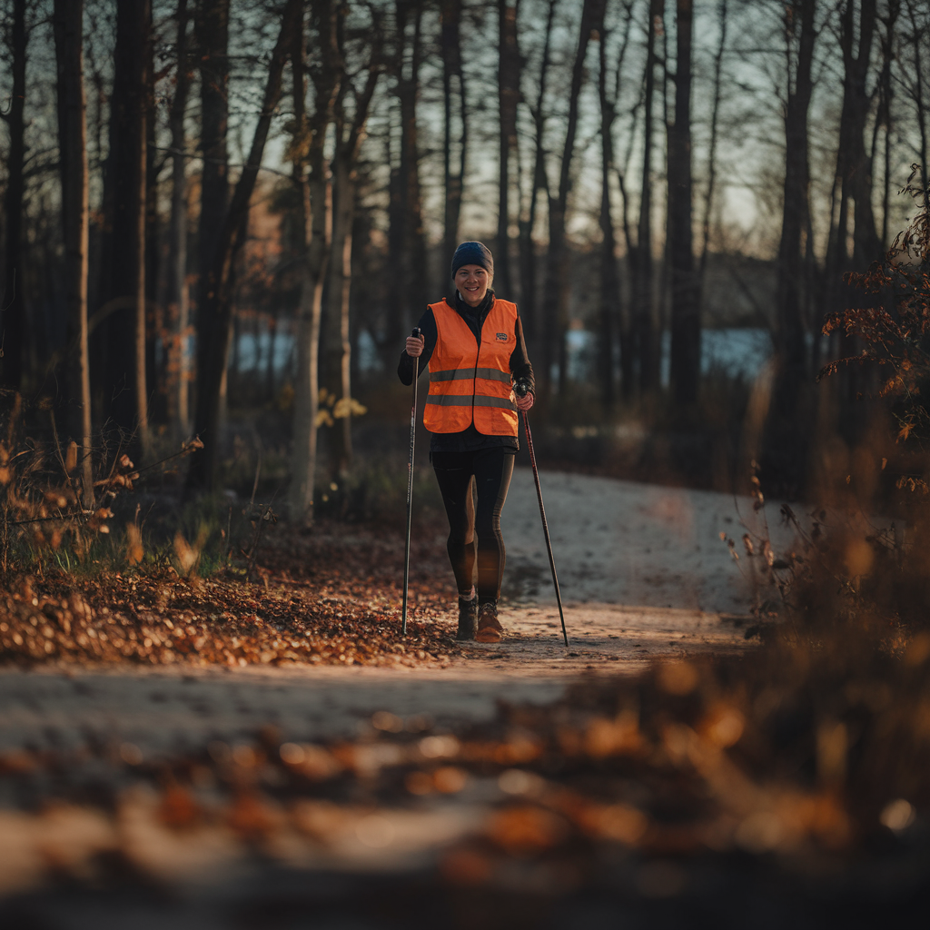 Nordic walking burns more calories