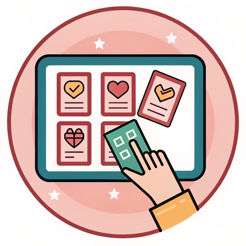 Student choosing their design entrance exam course