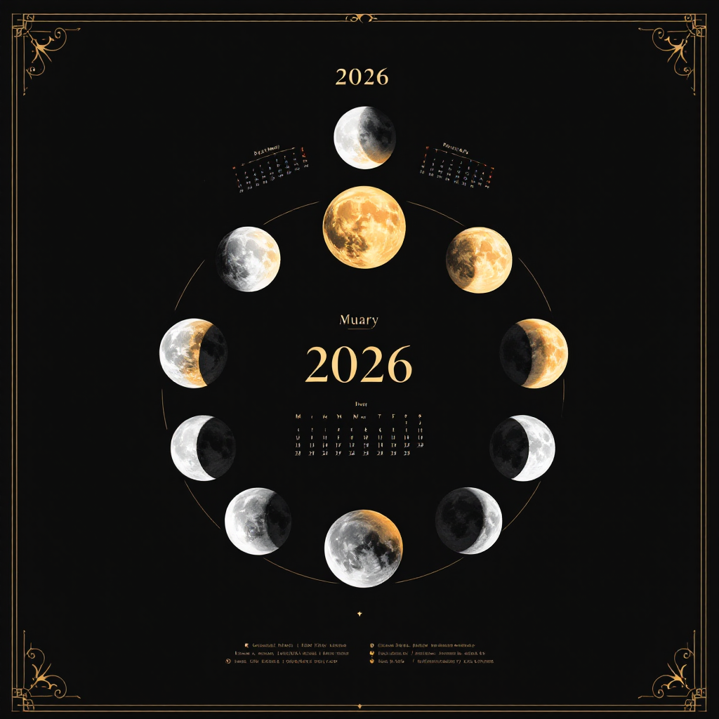 Calendario Lunar Premium 2026