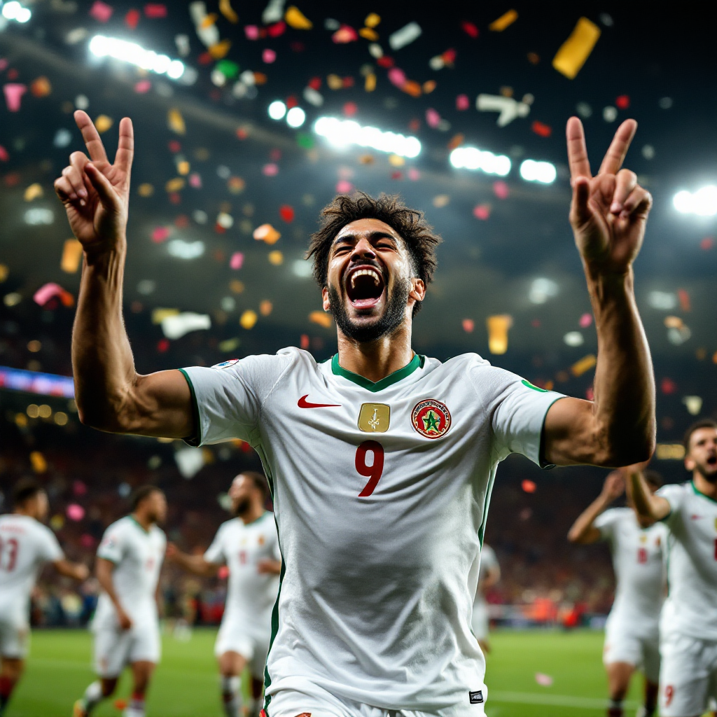 ياسر زابيري يحتفل بالهاتريك ضد إلتشي