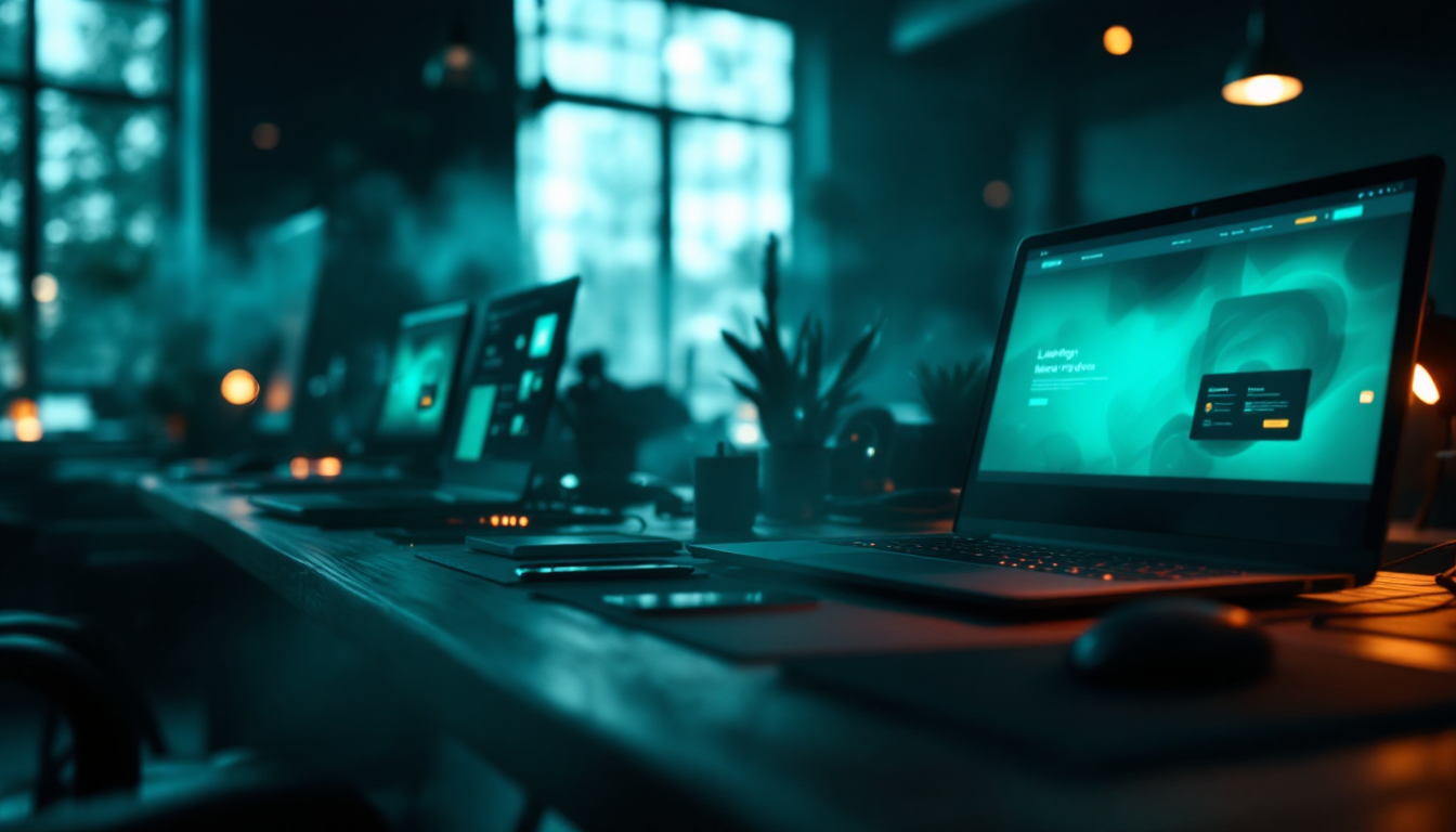 Maxmedia landing page design showcase