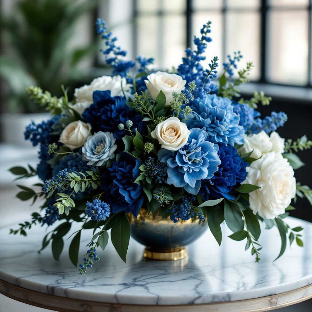 Modern Blue Collection hero arrangement