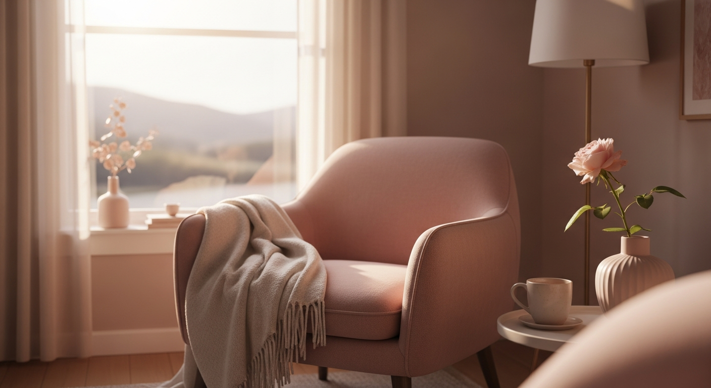 Serene environment representing emotional recovery