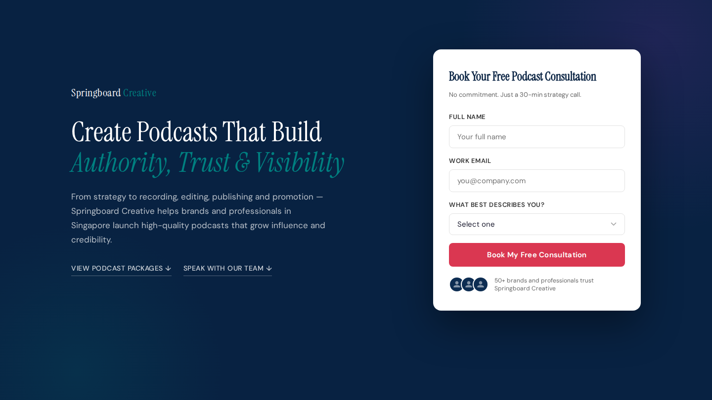 Preview of Springboard Podcasts
