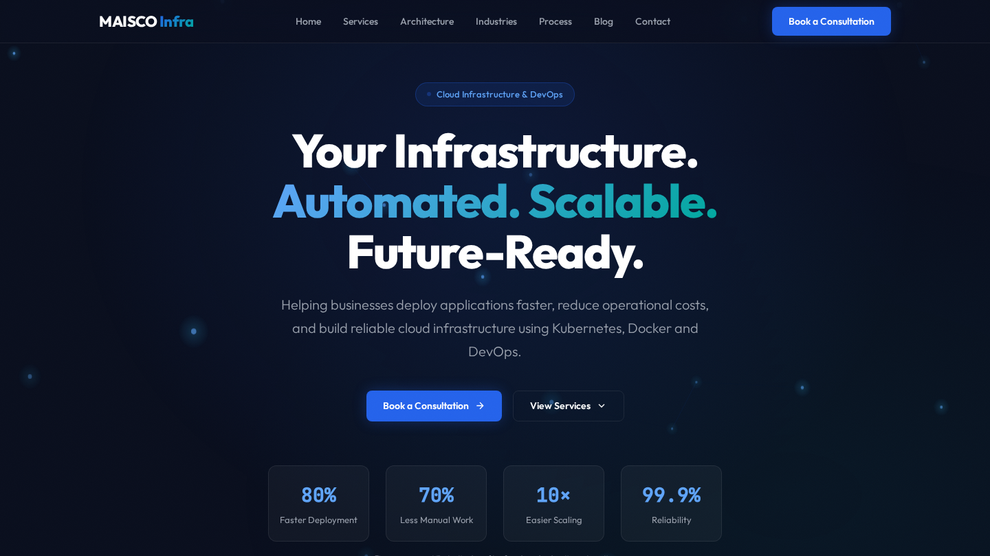 Preview of Maisco Infra