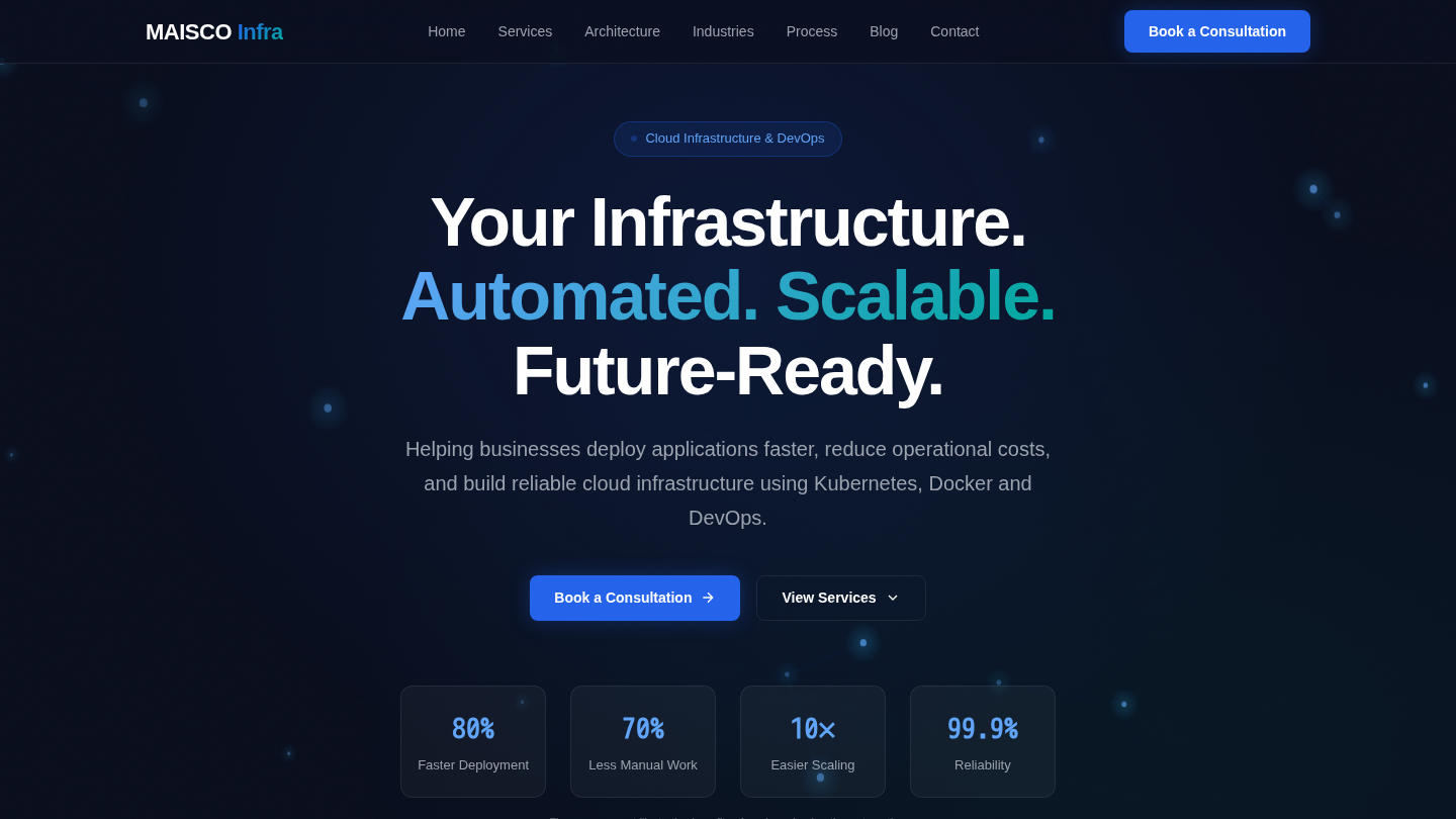 Preview of Maisco Infra