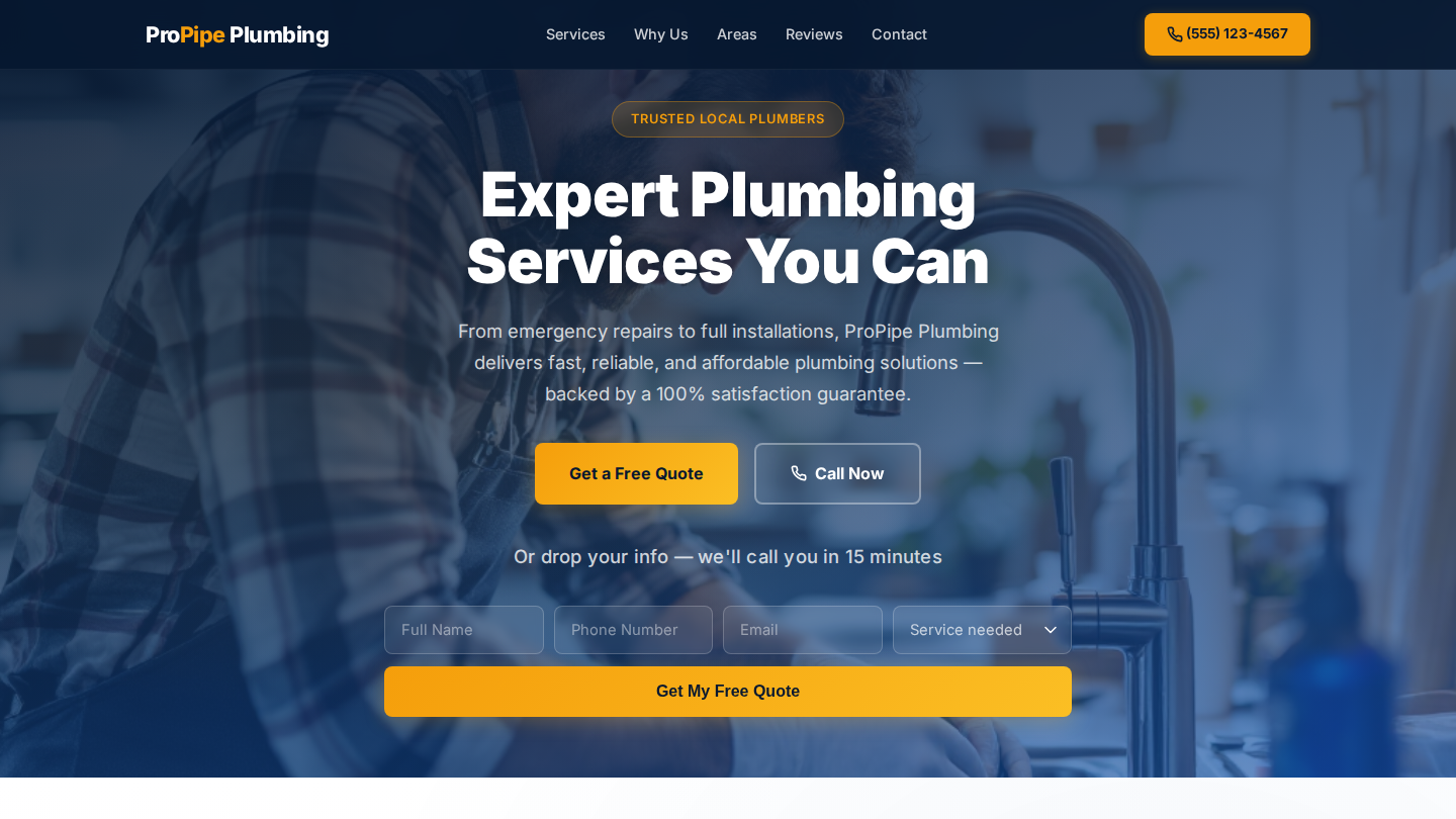 Preview of ProPipe Plumbing — Professional Plumbing Services