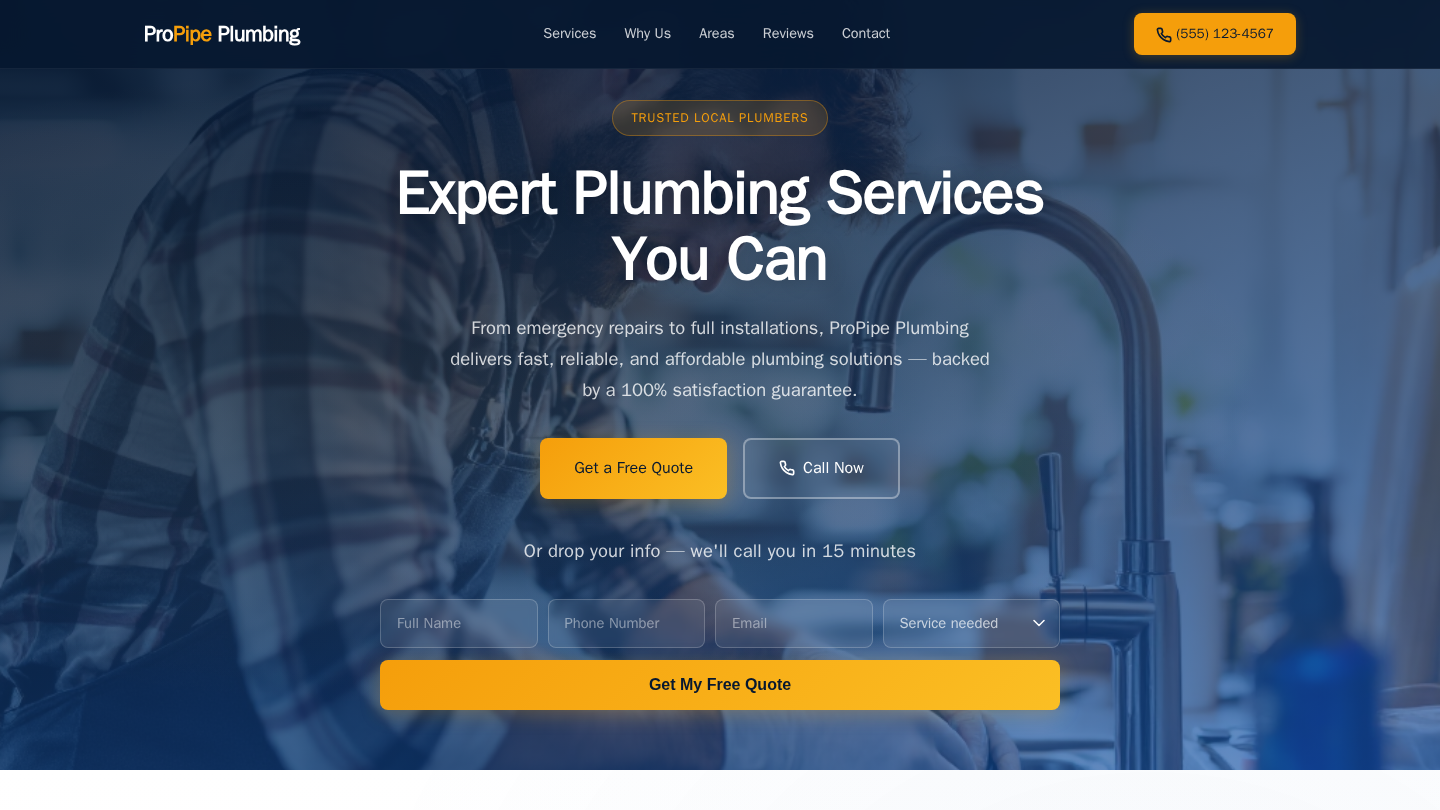 Preview of ProPipe Plumbing — Professional Plumbing Services